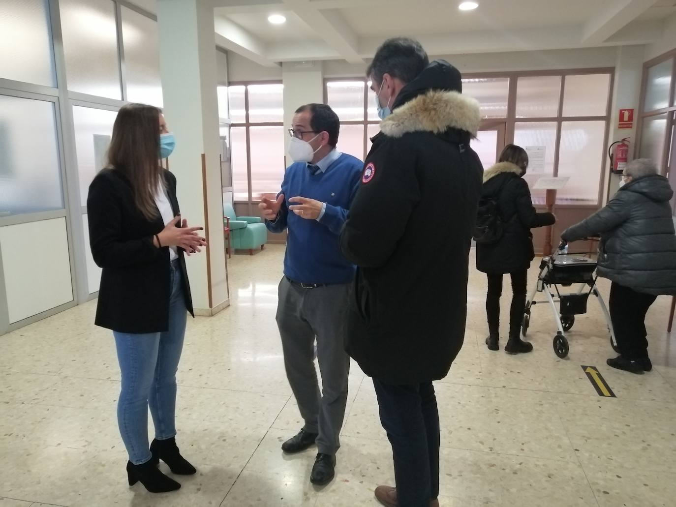 La Junta prevé finalizar en abril las dos nuevas unidades de convivencia de la residencia de mayores de Armunia .