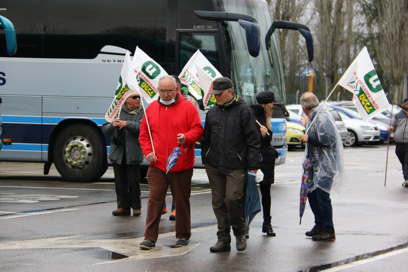 Manifestación de UCCL por las calles de la capital leonesa. 