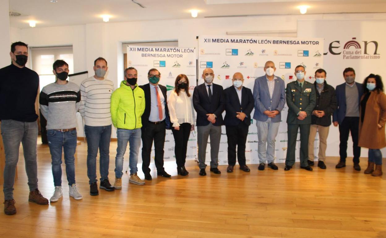 Presentación de la Media Maratón de León.