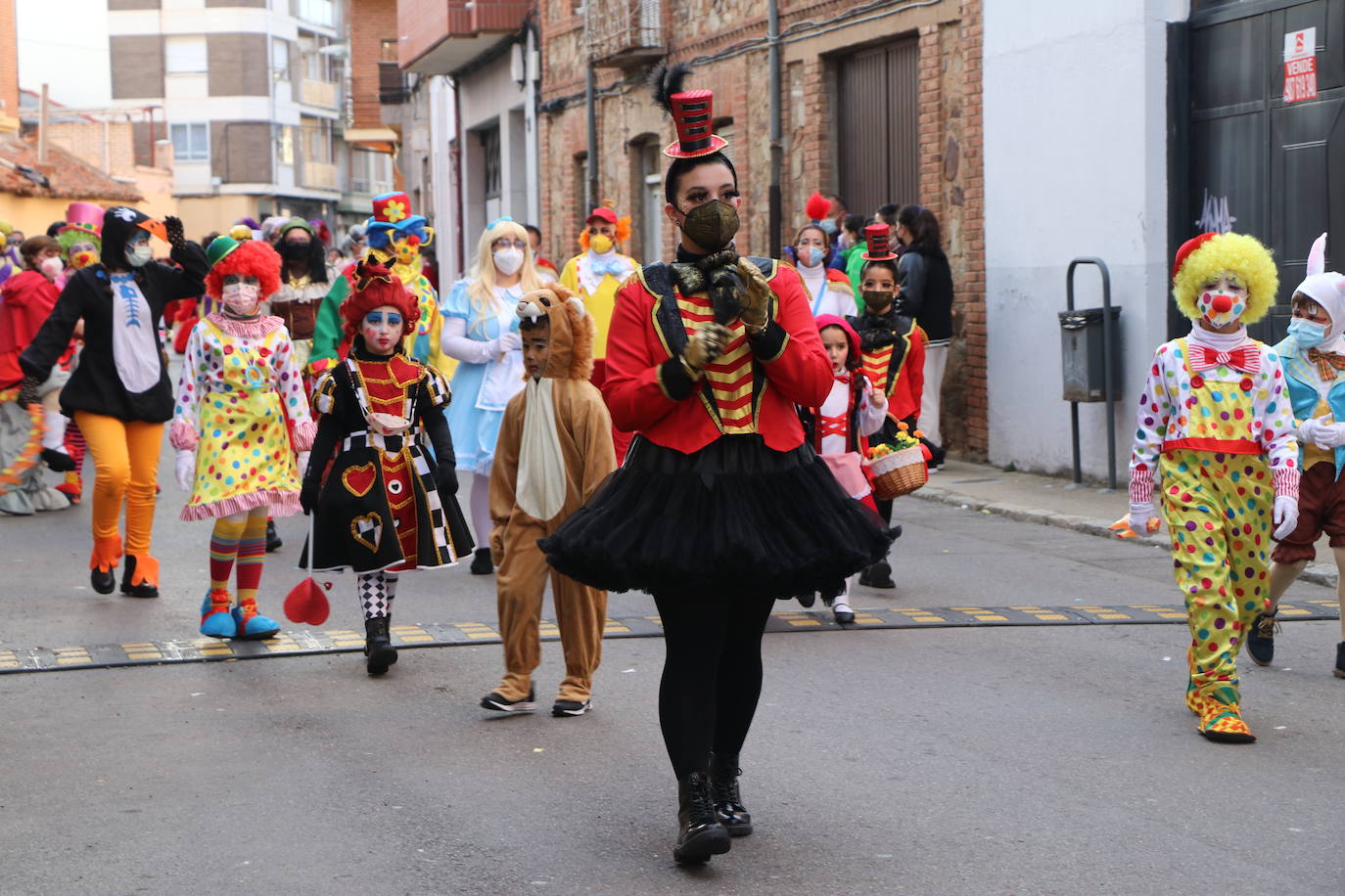 Cabalgata del sábado de Piñata en Astorga.