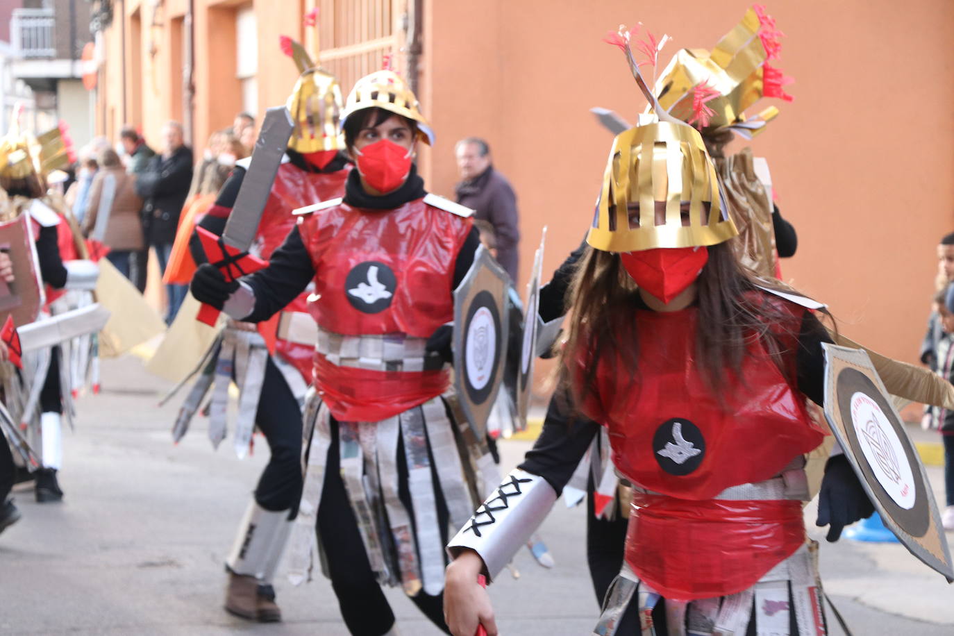 Cabalgata del sábado de Piñata en Astorga.