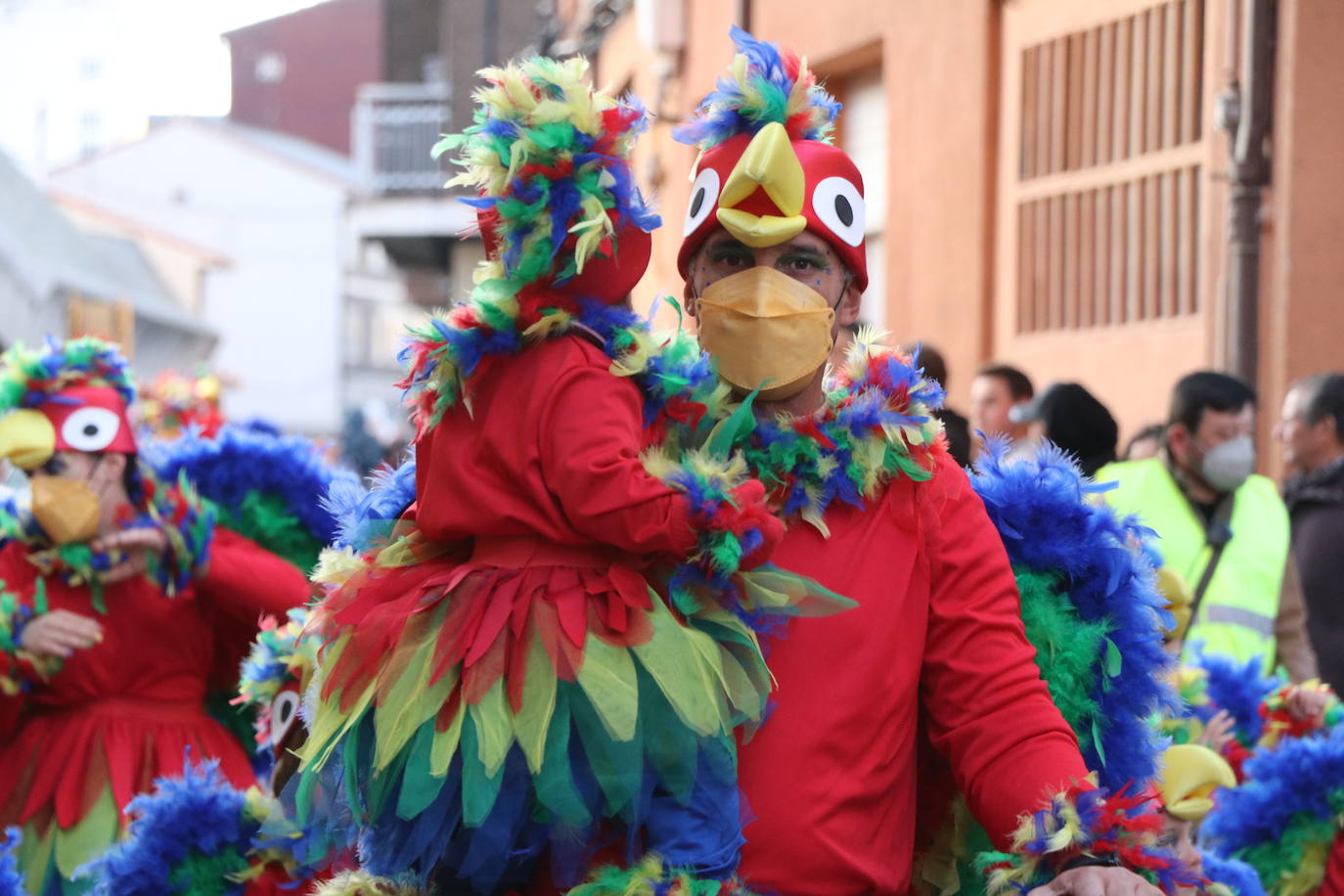 Cabalgata del sábado de Piñata en Astorga.