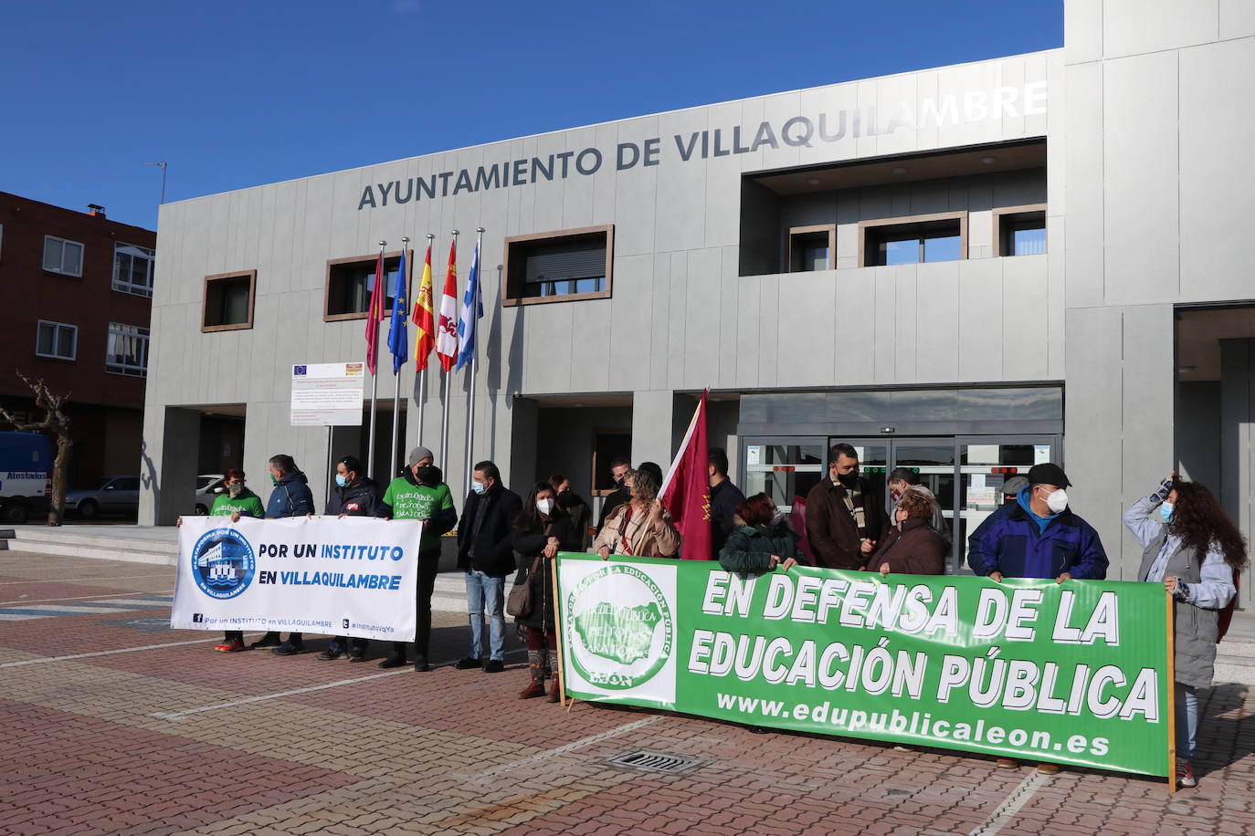 La plataforma Por un instituto en Villaquilambre convoca una nueva concentración de protesta para reclamar esa infraestructura