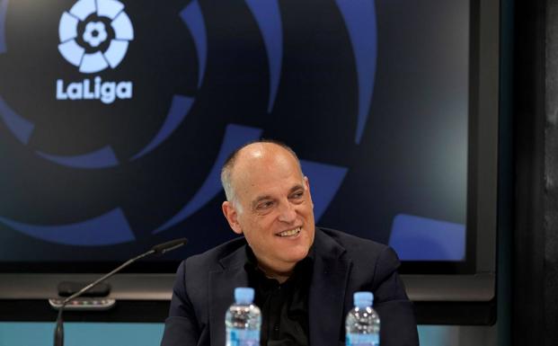 Javier Tebas, presidente de LaLiga. 