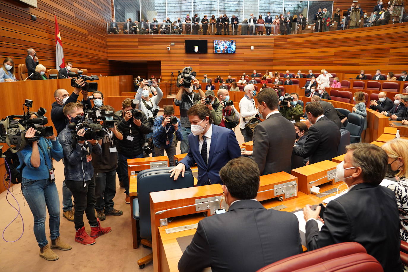 Pleno de constitución de las Cortes de Castilla y León