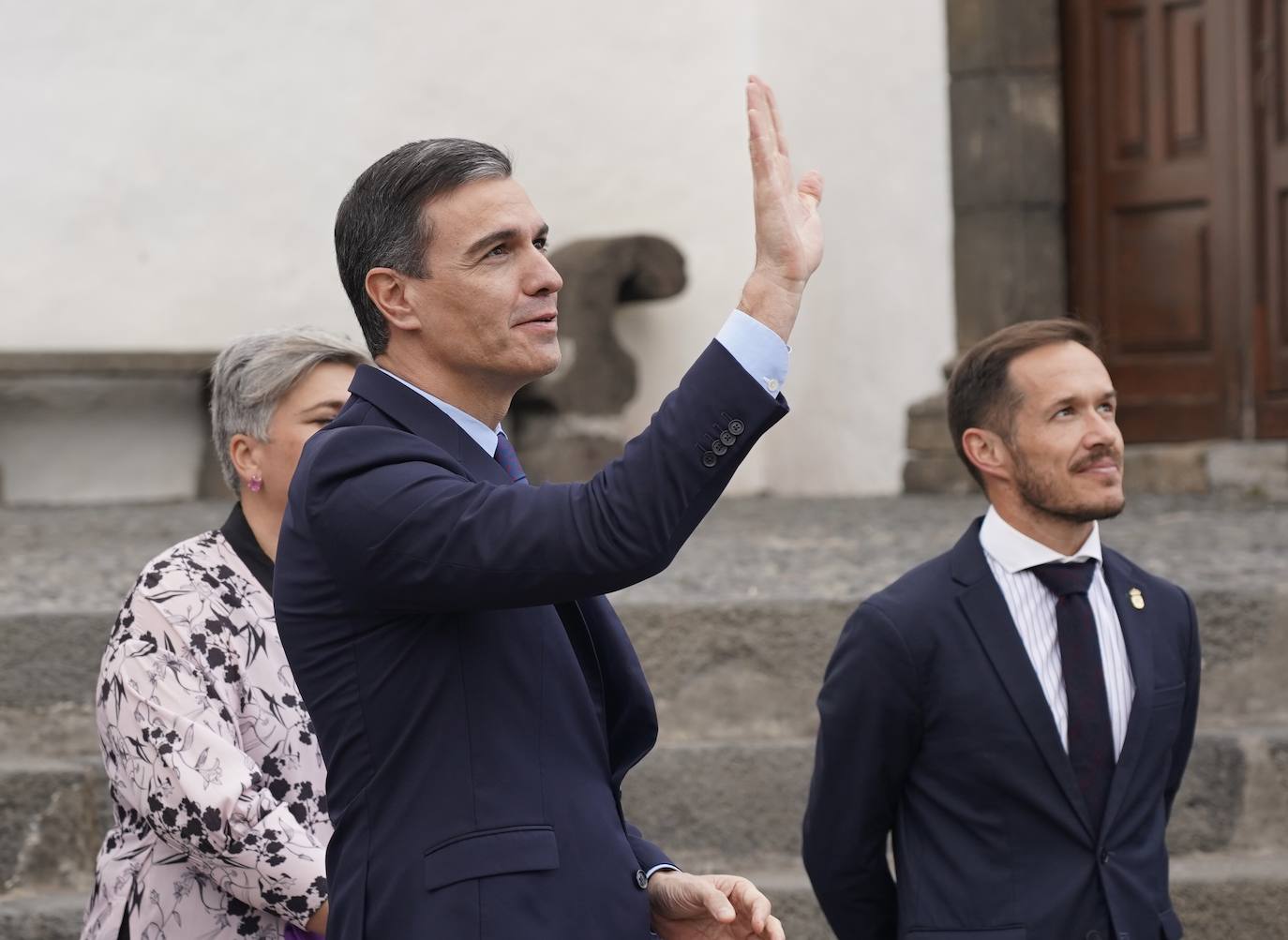 El presidente en funciones de la Junta de Castilla y León, Alfonso Fernández Mañueco, asiste al acto de homenaje a la ejemplaridad del pueblo de La Palma presidido por los reyes de España. Previsión con horario peninsular.