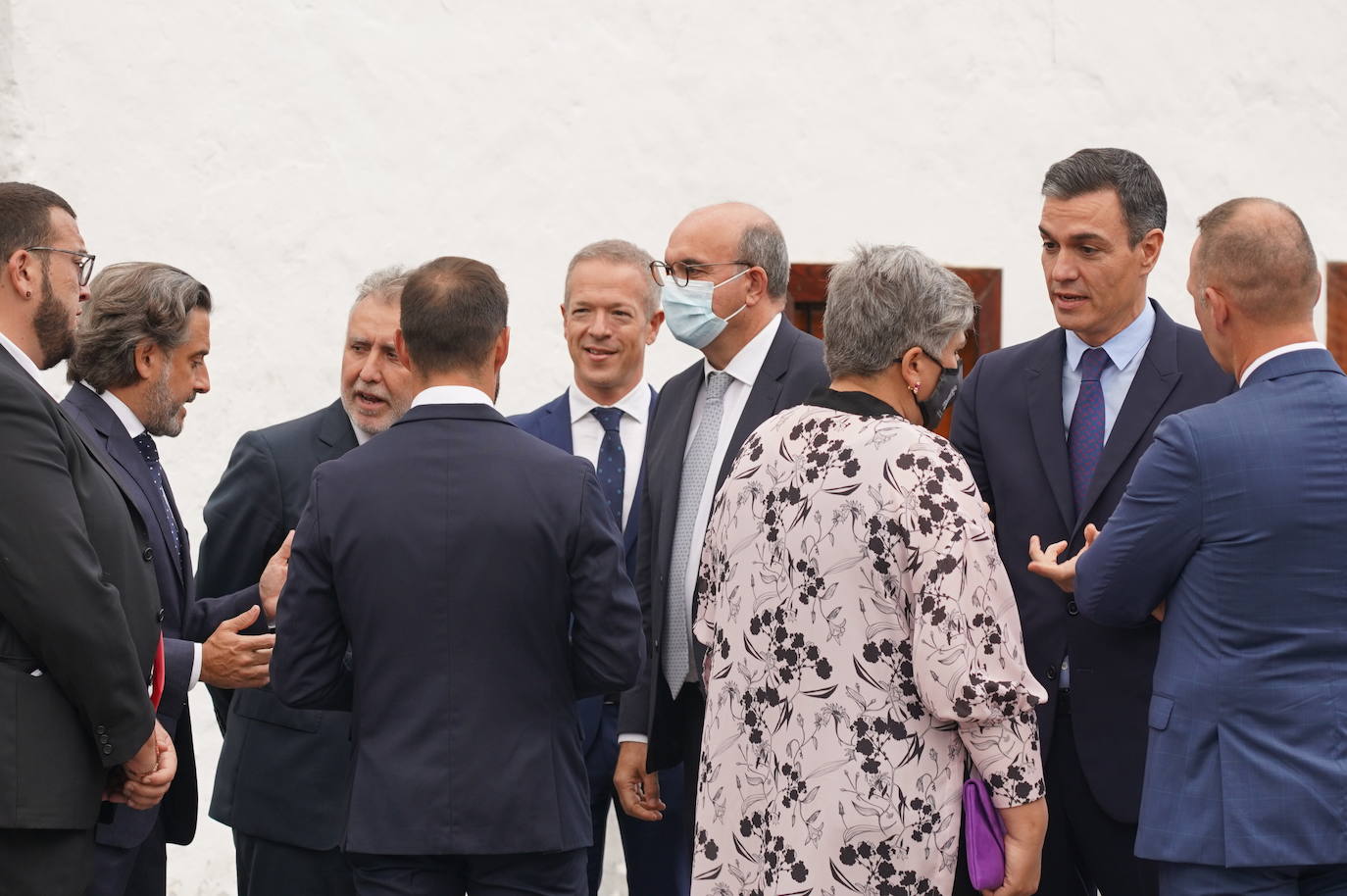 El presidente en funciones de la Junta de Castilla y León, Alfonso Fernández Mañueco, asiste al acto de homenaje a la ejemplaridad del pueblo de La Palma presidido por los reyes de España. Previsión con horario peninsular.