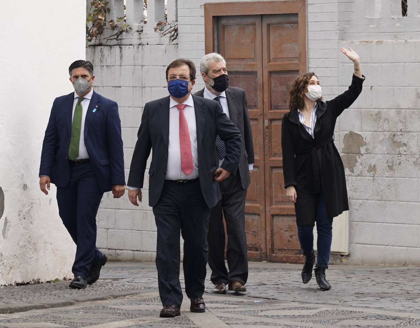 El presidente en funciones de la Junta de Castilla y León, Alfonso Fernández Mañueco, asiste al acto de homenaje a la ejemplaridad del pueblo de La Palma presidido por los reyes de España. Previsión con horario peninsular.