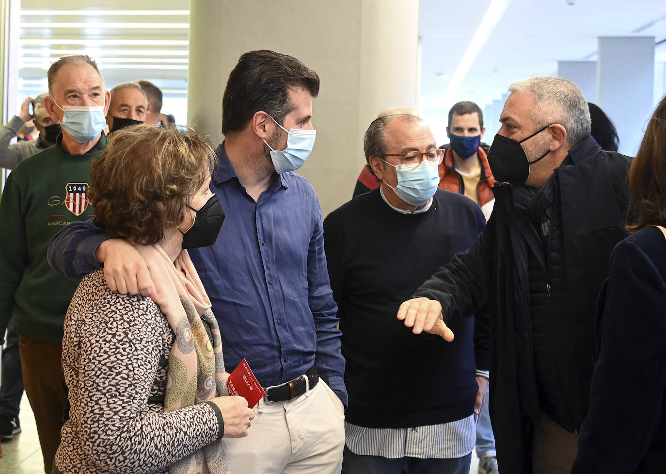 El secretario general del PSOE de Castilla y León, Luis Tudanca, acude a la Asamblea Extraordinaria de la Agrupación Local del PSOE de Burgos.