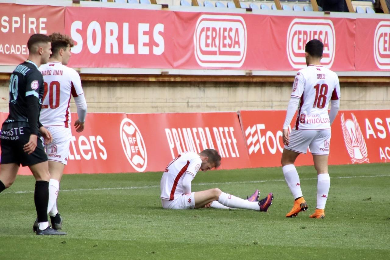 El conjunto leonés se medía a los riojanos en el Reino de León en una nueva jornada de la Primera División RFEF.