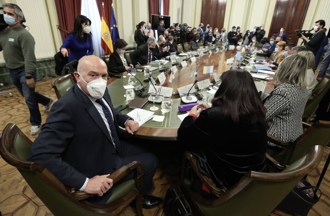 El consejero de Agricultura, Ganadería y Desarrollo Rural, Jesús Julio Carnero, asiste a la Conferencia Sectorial de Agricultura..