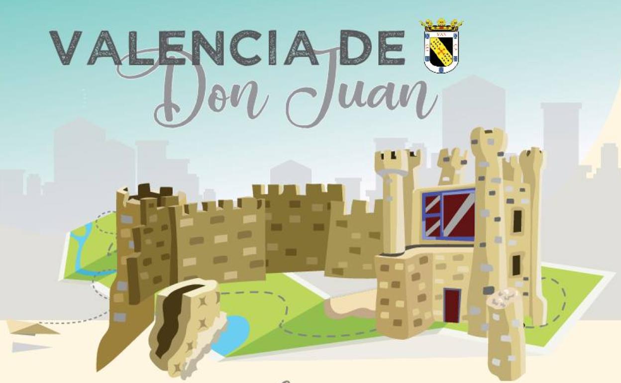 Imagen de las postales que promocionarán el turismo en Valencia de Don Juan. 