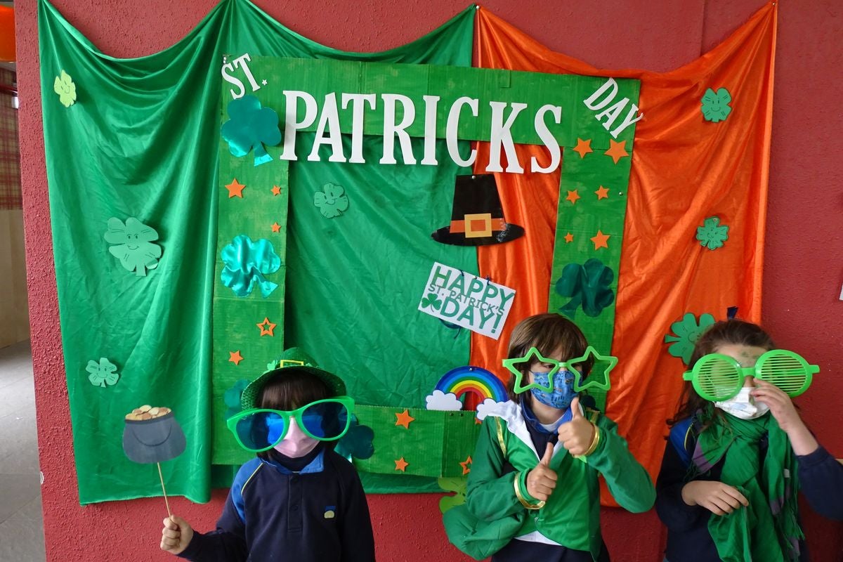 El Colegio Internacional Peñacorada celebró el Día de San Patricio.