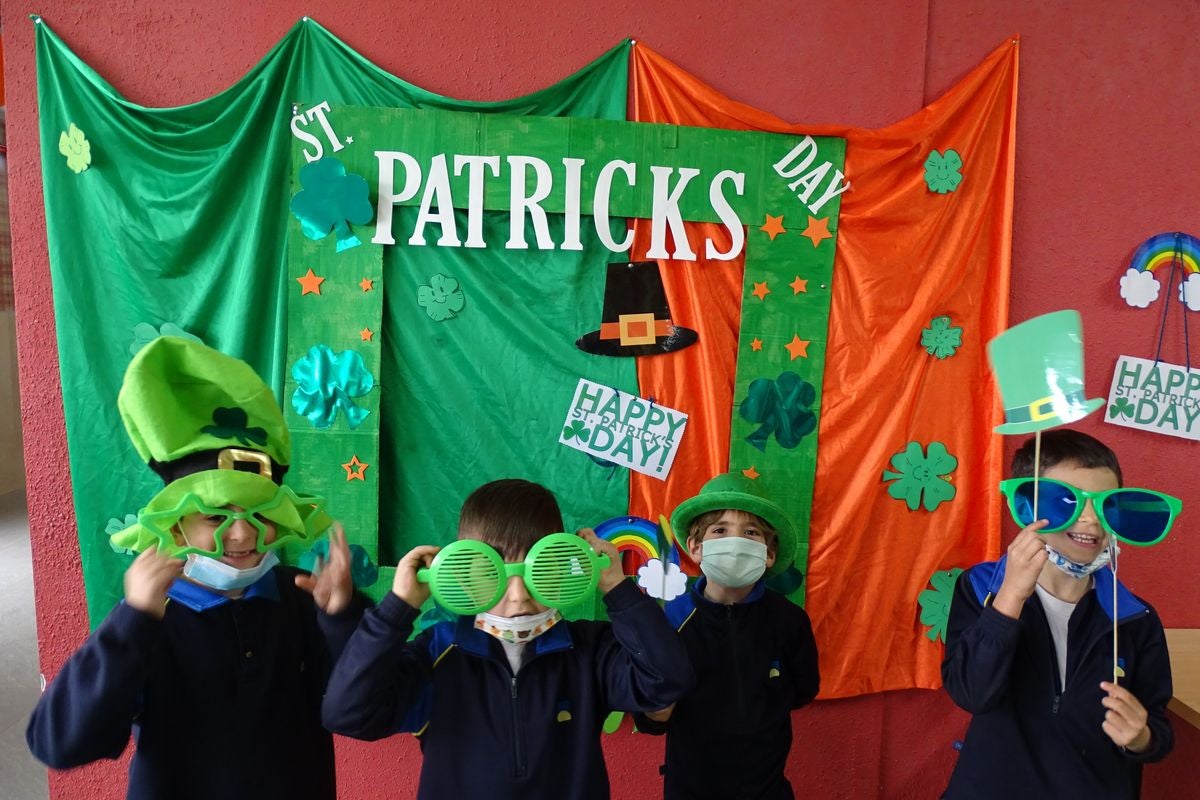 El Colegio Internacional Peñacorada celebró el Día de San Patricio.