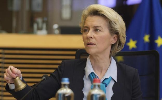 Ursula von der Leyen, presidenta de la Comisión Europea. 