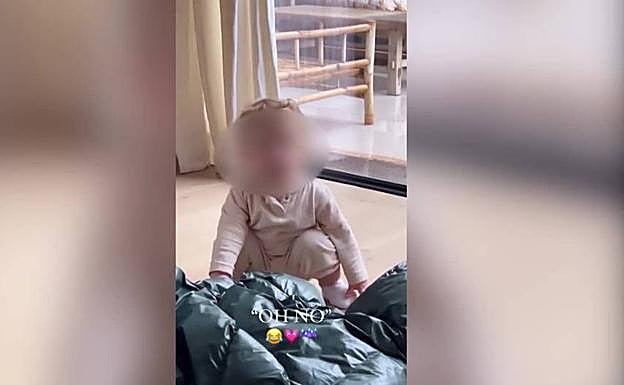 María Pombo nos regala un momento de lo más tierno con su hijo