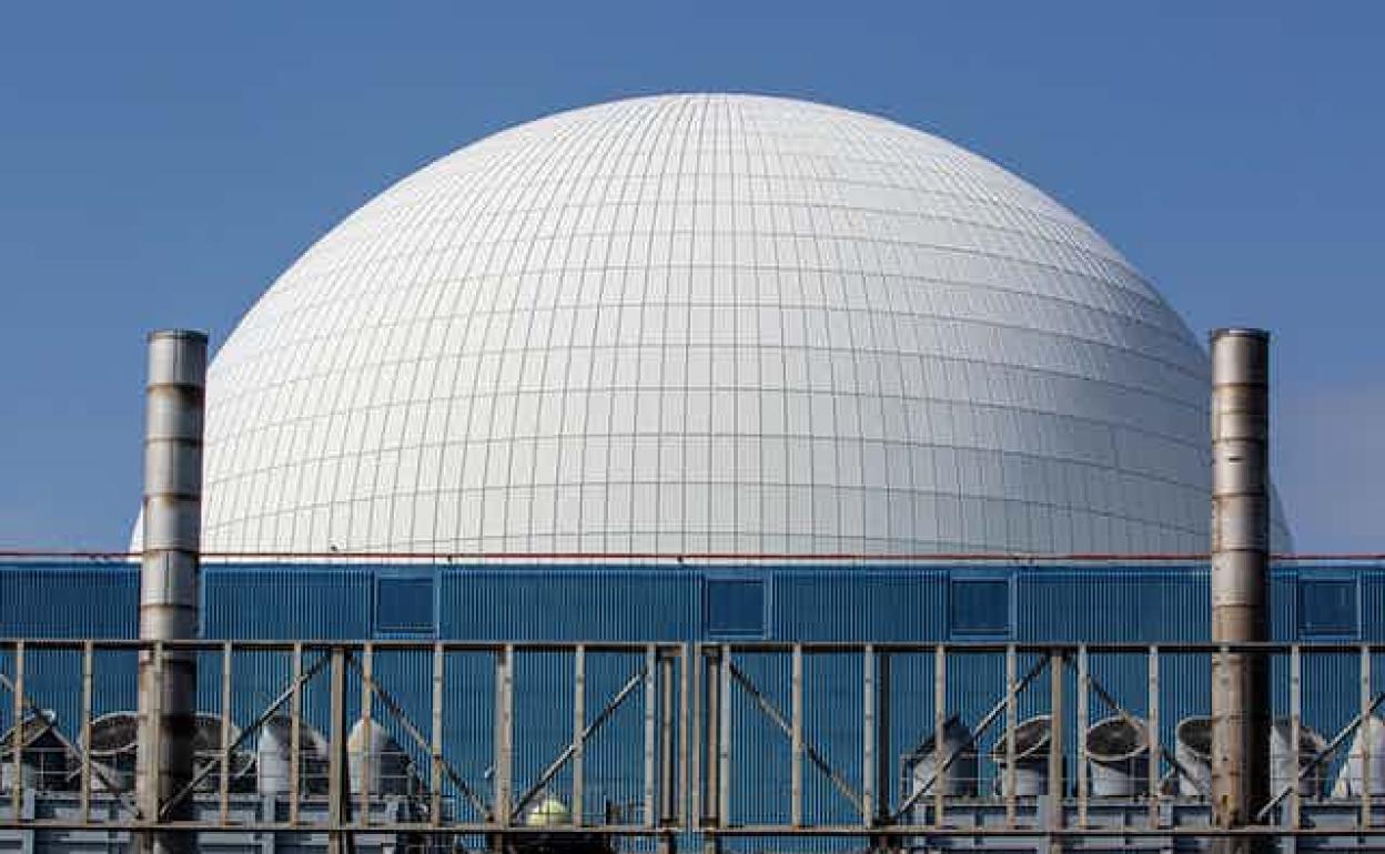 Cúpula del complejo nuclear de Sizewell, en Suffolk, Reino Unido. 