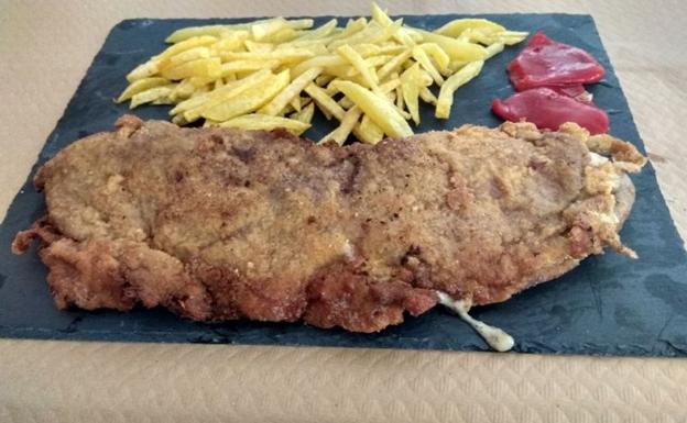 Cachopo del restaurante Fuente del Oso.