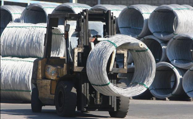 Factoría de Aceros Roldán en Ponferrada.