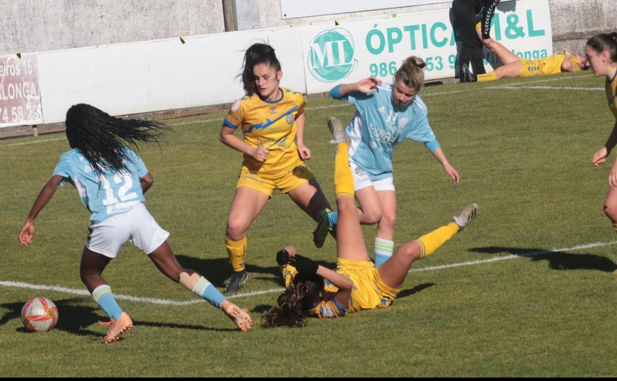 El conjunto leonés no pudo agravar la mala dinámica de las gallegas.