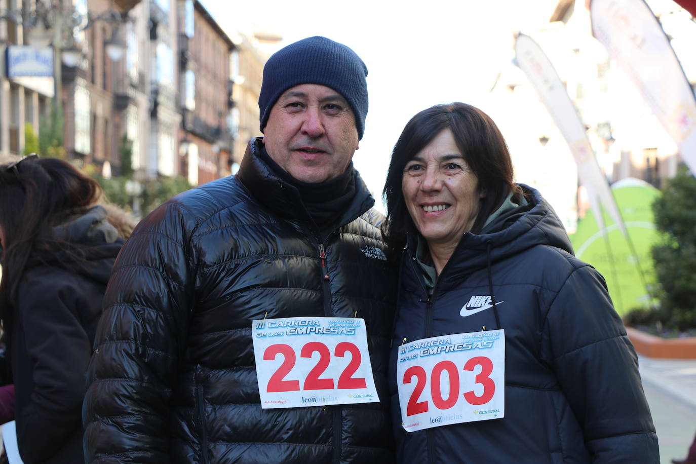 Decenas de leoneses participan en la prueba no competitiva de la III Carrera de las Empresas.