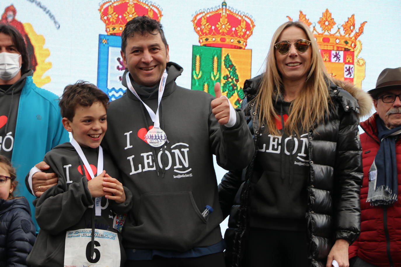 Individuales, por parejas, mixtos y por equipos, éstos son los ganadores de la III edición de la Carrera de las Empresas organizada por Leonoticias.