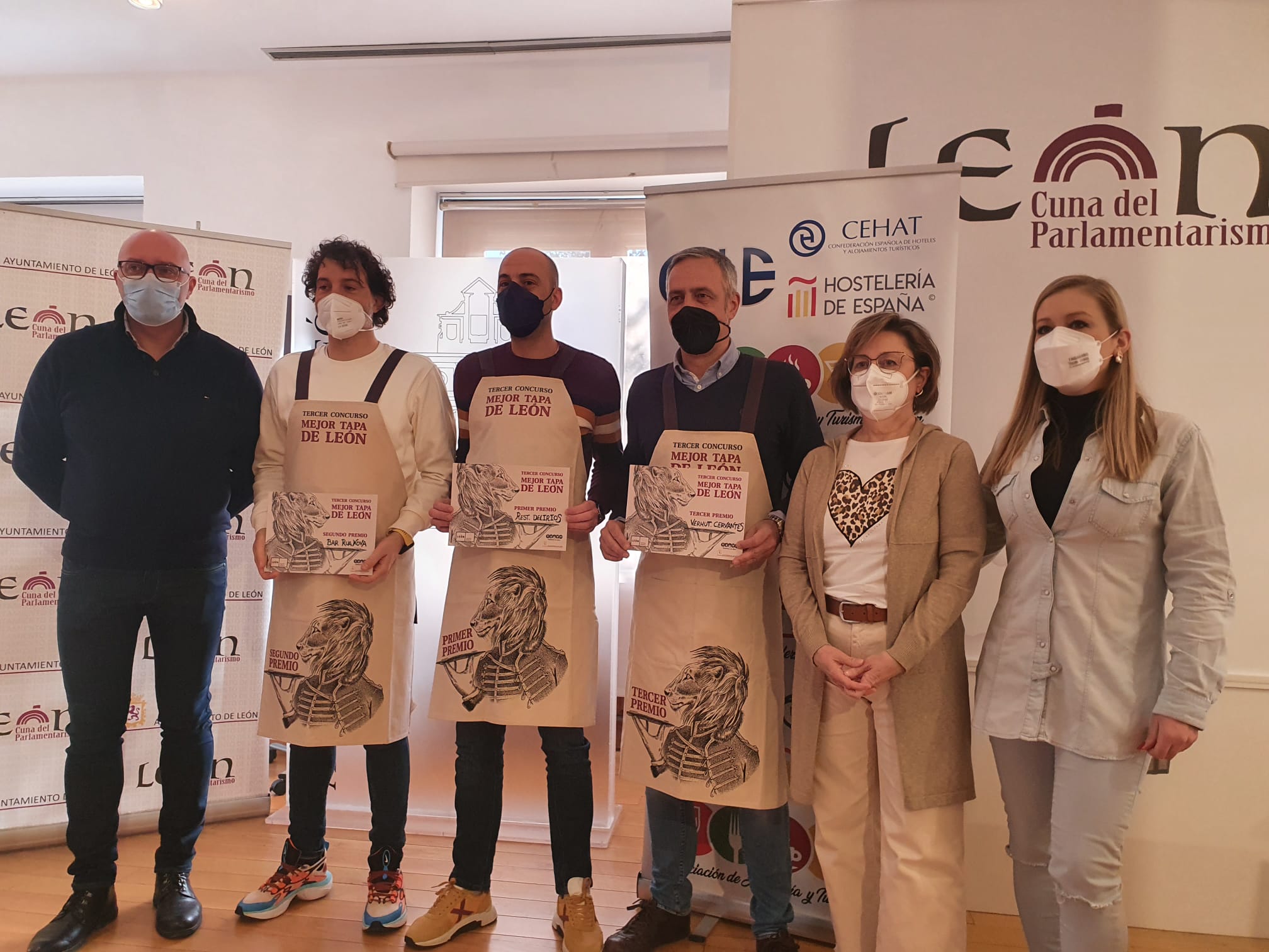 El III Concurso a la Mejor Tapa de León que se ha celebrado del 17 al 27 de marzo ha entregado sus premios este lunes, 4 d abril 