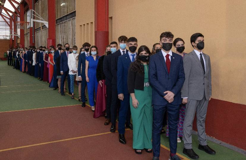 Graduación de los alumnos de Bachillerato del centro educativo Leonés, ubicado en la capital. 