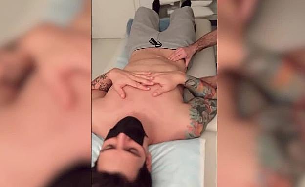 Matamoros durante una de sus sesiones de recuperación. 