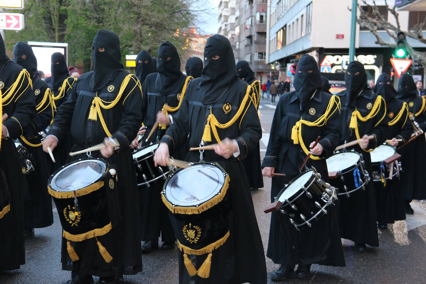 Uno de los momentos de la Procesión del Dolor de Nuestra Madre. 