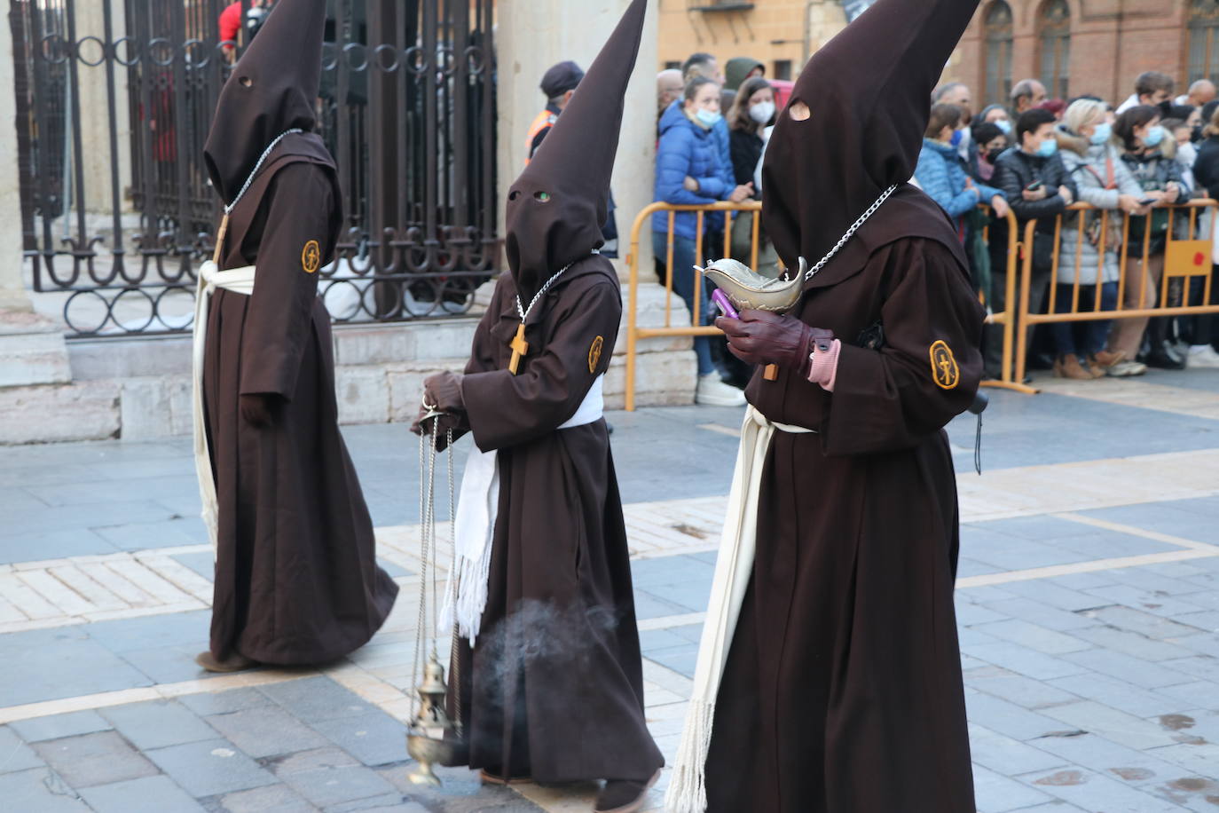 Uno de los momentos de la Procesión del Perdón. 