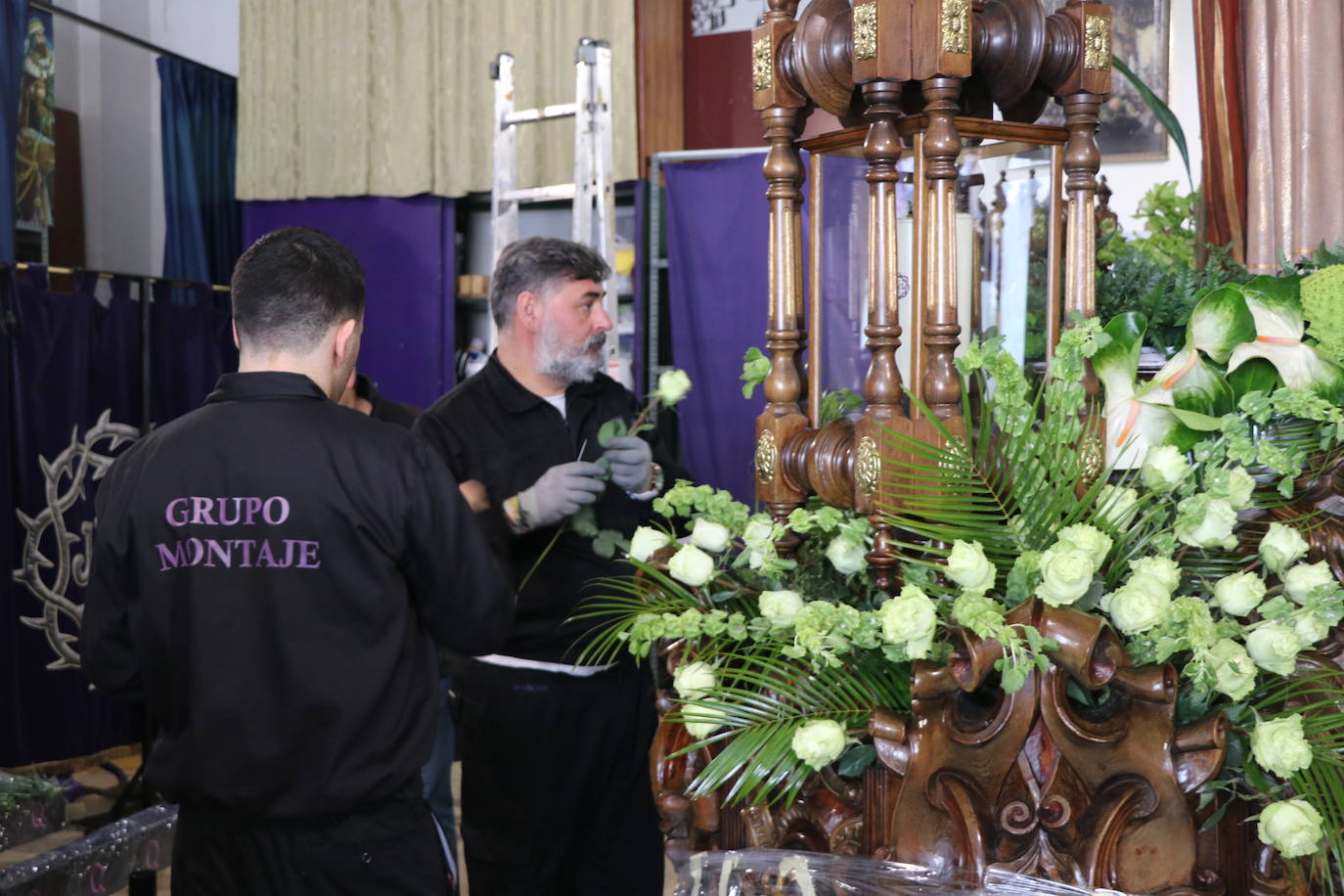 Fotos: El Nazareno prepara Los Pasos