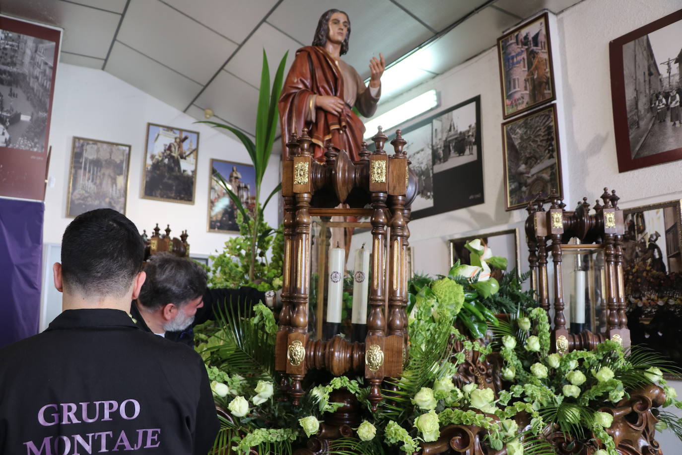 Fotos: El Nazareno prepara Los Pasos