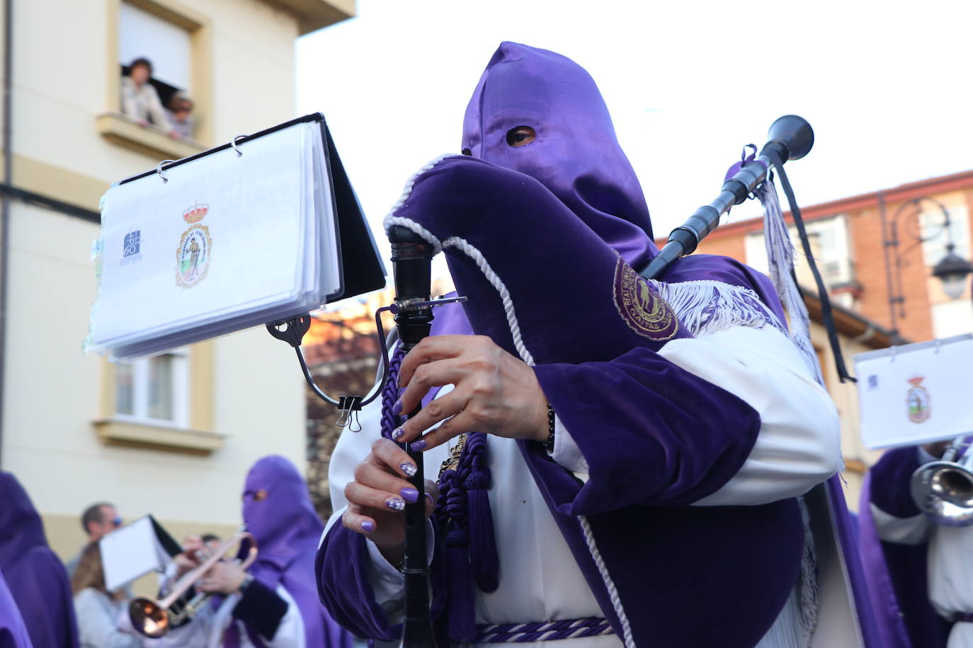 Procesión de La Soledad, dentro de la Cofradía de Jesús Divino Obrero. 