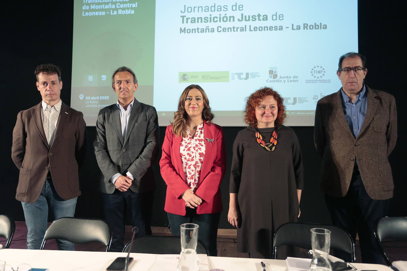 Imagen de la jornada de trabajo en el Instituto para la Transición Justa en La Robla. 