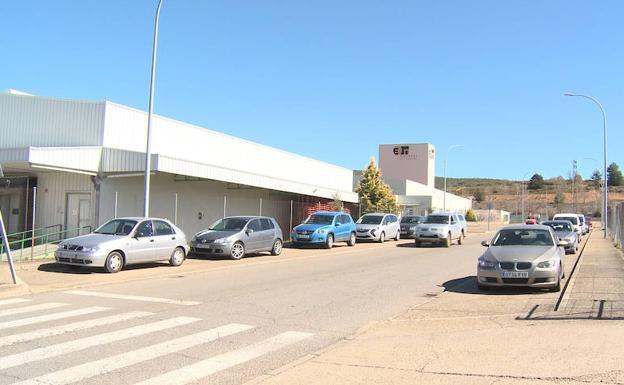 Imagen de archivo del polígono industrial de Vidanes. 