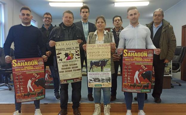 Presentación de la feria taurina de Sahagún.