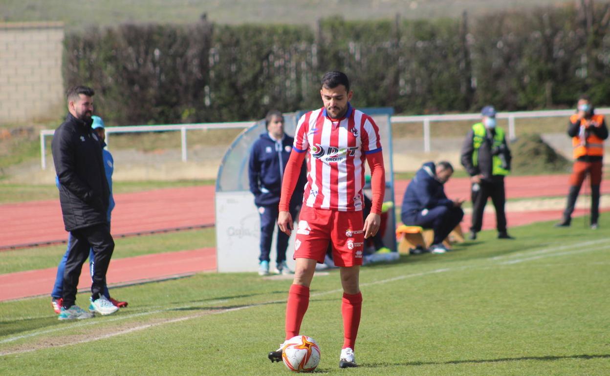 Imagen de archivo de un encuentro disputado por Atlético Bembibre. 