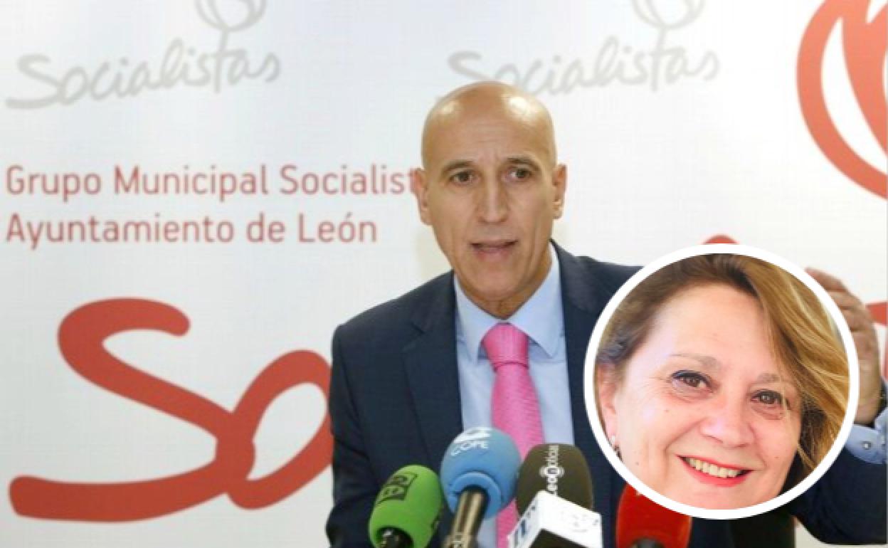 Pilar Carnero, candidata a la secretaria general de la Agrupacion Municipal del PSOE de León.