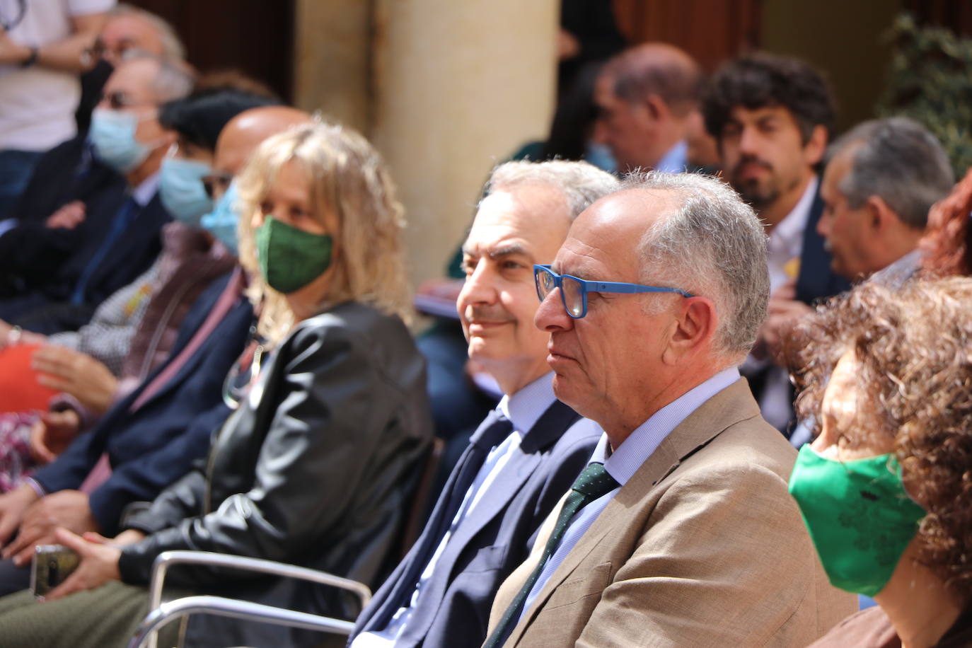 Llegada de José Luis Rodríguez Zapatero y acto de la primera gala de los Premios de la Trashumancia. 