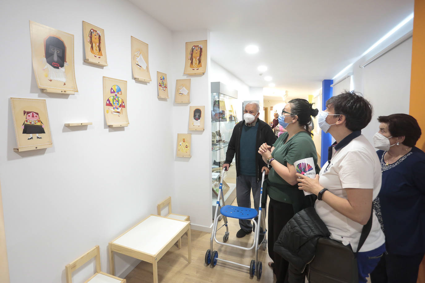 Inauguración del Centro de Interpretación del Antruejo de Llamas de la Ribera, Guima