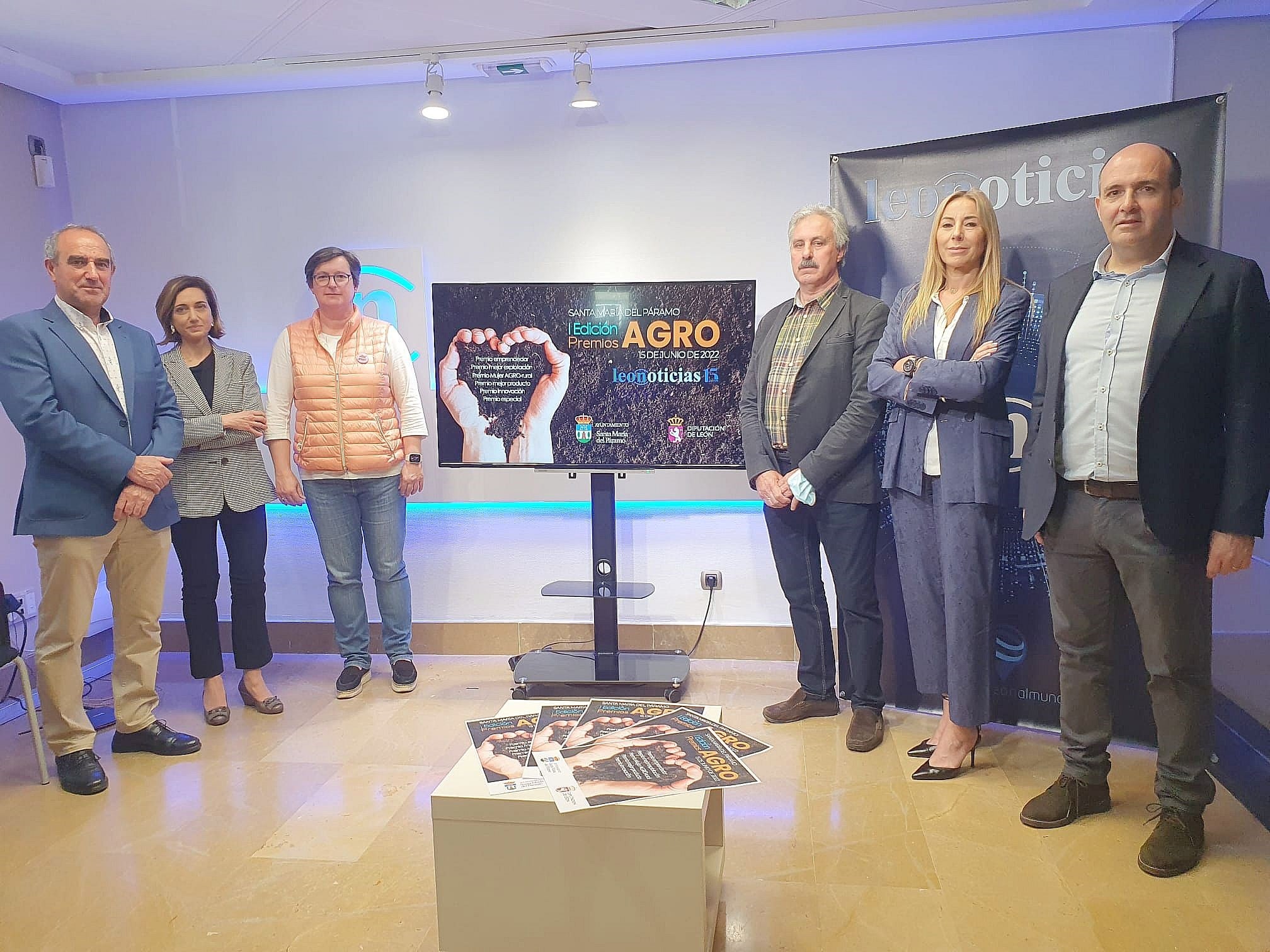 Presentación de los I Premios Agro de León en la redacción de leonoticias.