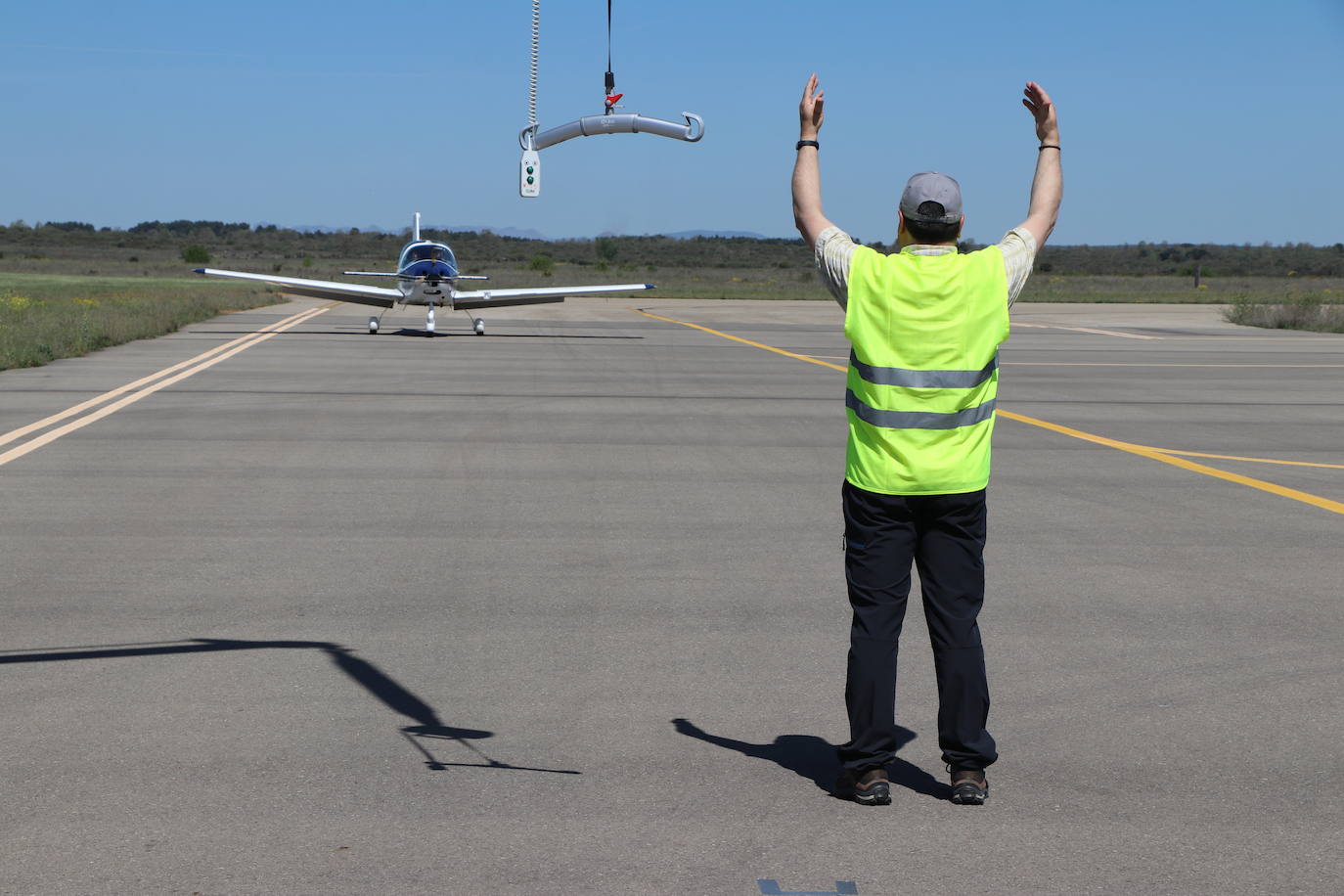 V Jornada de Vuelo Adaptado para usuarios del CRE de San Andrés del Rabanedo 