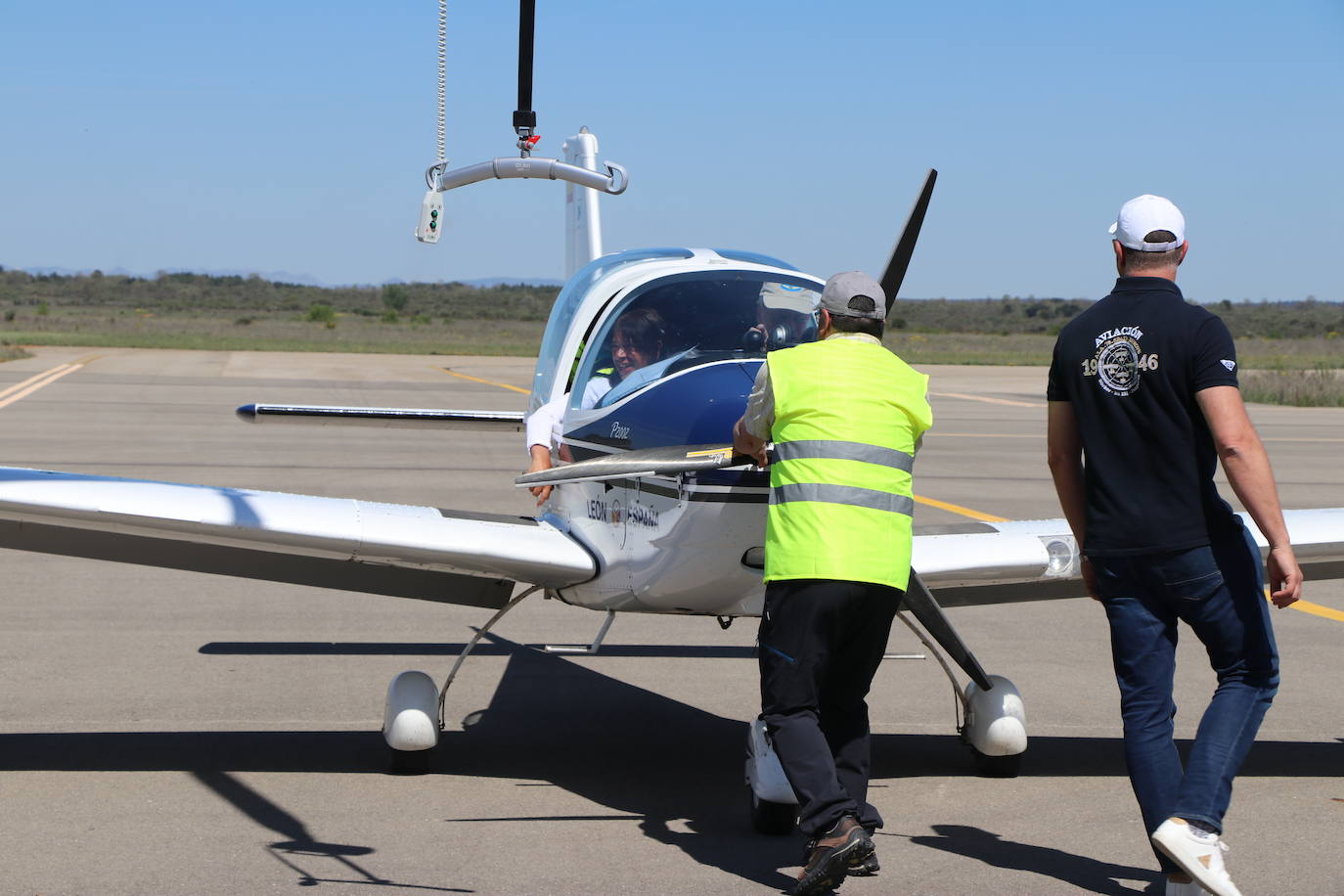 V Jornada de Vuelo Adaptado para usuarios del CRE de San Andrés del Rabanedo 