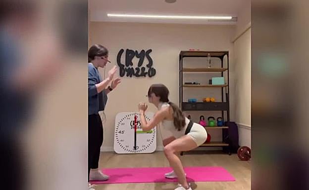 Violeta Mangriñán sigue imparable a pesar de llevar 7 meses de embarazo