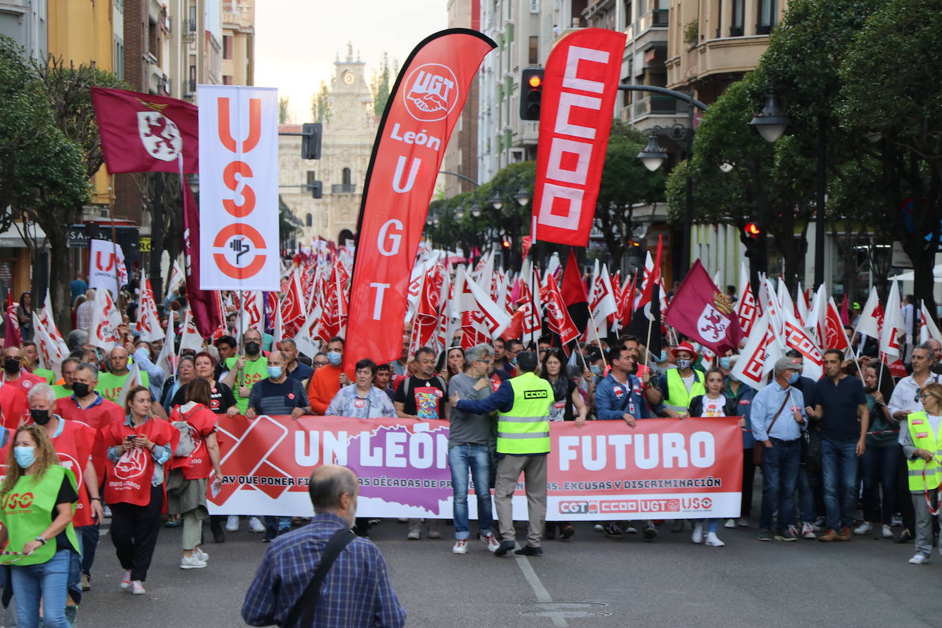 Manifestación por León en la capital leonesa. 