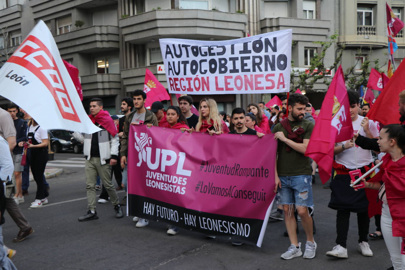 Manifestación por León en la capital leonesa. 