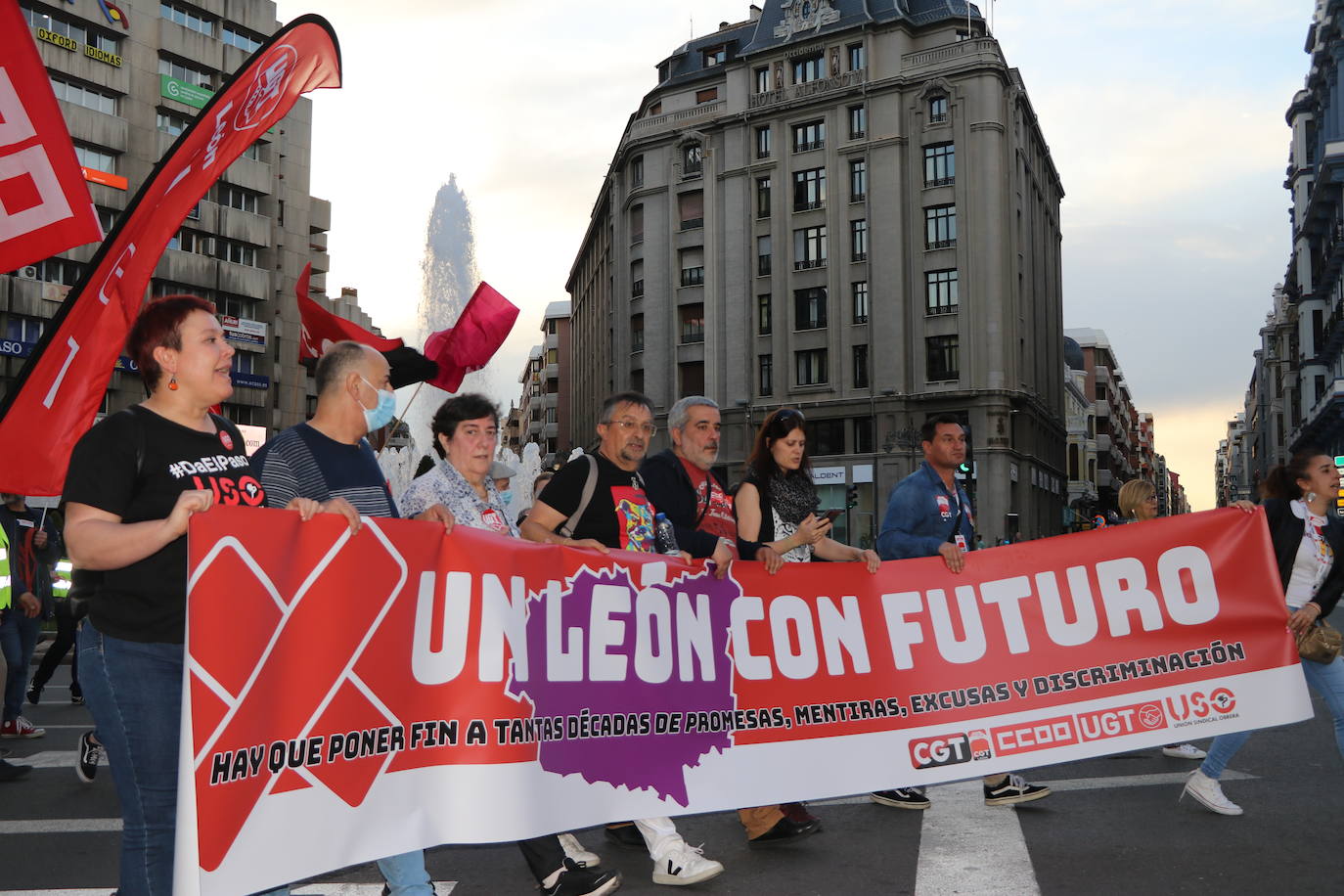 Manifestación por León en la capital leonesa. 