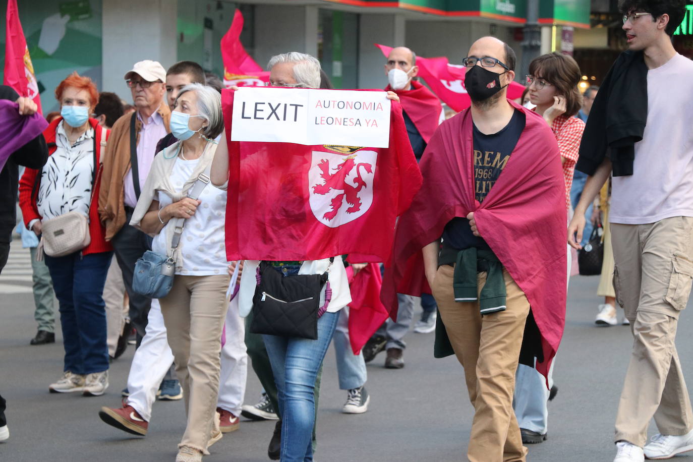 Manifestación por León en la capital leonesa. 