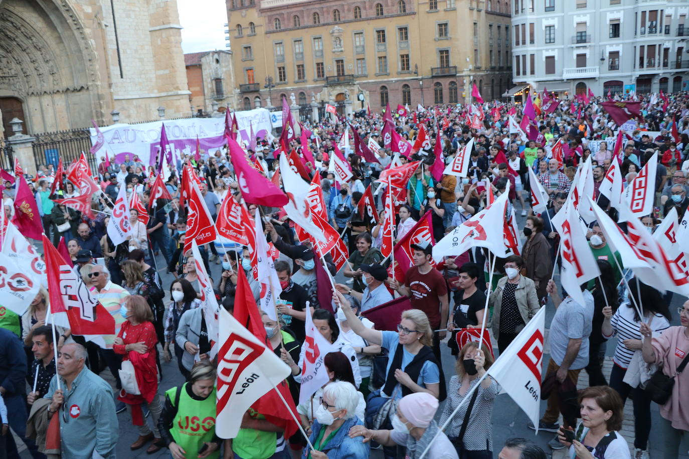 Manifestación por León en la capital leonesa. 